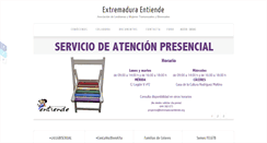 Desktop Screenshot of extremaduraentiende.org